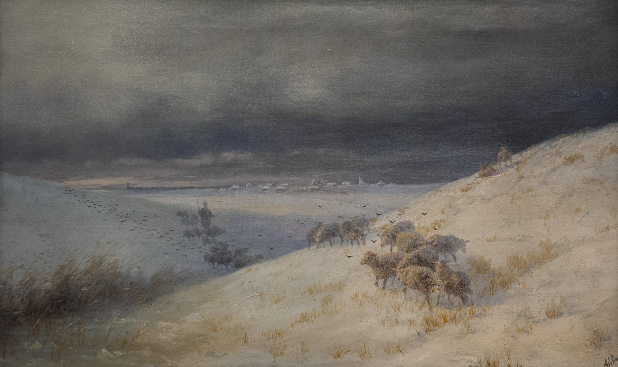 Иван Айвазовский «зима» 1895
